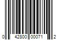 Barcode Image for UPC code 042800000712. Product Name: 