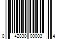 Barcode Image for UPC code 042830000034