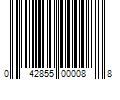 Barcode Image for UPC code 042855000088