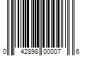 Barcode Image for UPC code 042898000076