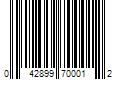 Barcode Image for UPC code 042899700012