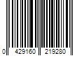 Barcode Image for UPC code 0429160219280