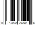 Barcode Image for UPC code 042920000098