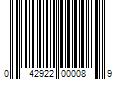 Barcode Image for UPC code 042922000089