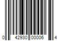 Barcode Image for UPC code 042930000064