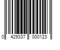 Barcode Image for UPC code 0429337000123