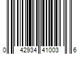 Barcode Image for UPC code 042934410036