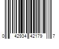 Barcode Image for UPC code 042934421797