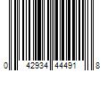 Barcode Image for UPC code 042934444918