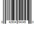 Barcode Image for UPC code 042934540450