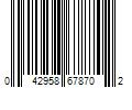 Barcode Image for UPC code 042958678702