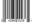 Barcode Image for UPC code 042965002361