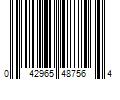 Barcode Image for UPC code 042965487564