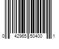 Barcode Image for UPC code 042965504001