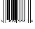 Barcode Image for UPC code 042966000076