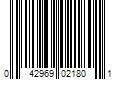 Barcode Image for UPC code 042969021801