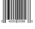 Barcode Image for UPC code 043000000588