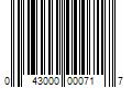 Barcode Image for UPC code 043000000717