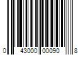 Barcode Image for UPC code 043000000908