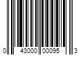 Barcode Image for UPC code 043000000953