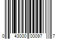 Barcode Image for UPC code 043000000977