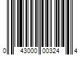 Barcode Image for UPC code 043000003244