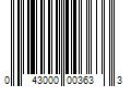 Barcode Image for UPC code 043000003633