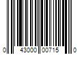 Barcode Image for UPC code 043000007150