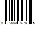 Barcode Image for UPC code 043000007785. Product Name: Kraft Heinz Company MiO Energy Black Cherry Sugar Free Water Enhancer Duel Pack  2 ct Pack  1.62 fl oz Bottles
