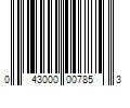 Barcode Image for UPC code 043000007853