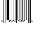 Barcode Image for UPC code 043000008560