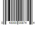 Barcode Image for UPC code 043000008744