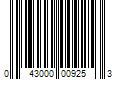 Barcode Image for UPC code 043000009253