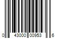 Barcode Image for UPC code 043000009536