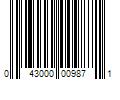 Barcode Image for UPC code 043000009871