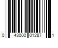 Barcode Image for UPC code 043000012871