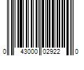 Barcode Image for UPC code 043000029220