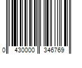 Barcode Image for UPC code 0430000346769