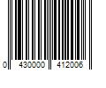 Barcode Image for UPC code 0430000412006