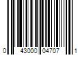 Barcode Image for UPC code 043000047071