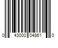 Barcode Image for UPC code 043000048610