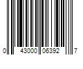 Barcode Image for UPC code 043000063927