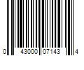 Barcode Image for UPC code 043000071434