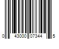 Barcode Image for UPC code 043000073445