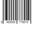 Barcode Image for UPC code 0430000778010