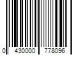 Barcode Image for UPC code 0430000778096