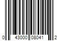 Barcode Image for UPC code 043000080412