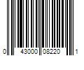 Barcode Image for UPC code 043000082201