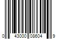 Barcode Image for UPC code 043000086049