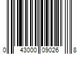 Barcode Image for UPC code 043000090268